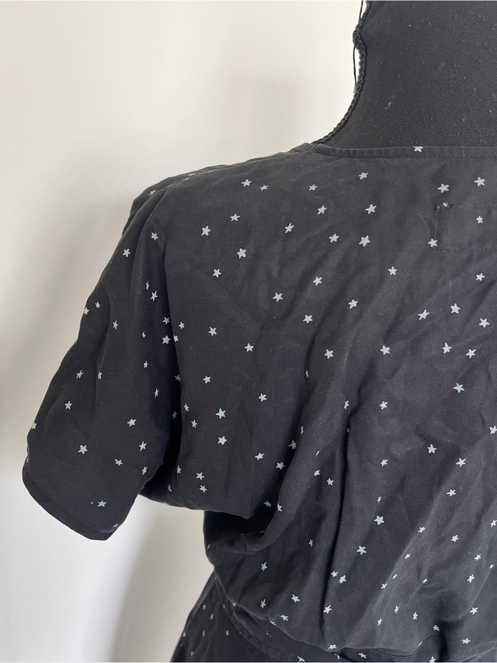 Marine Layer Camila Eclipse Star Print Mini Dress Sz S Lyocell - Picture 10 of 11